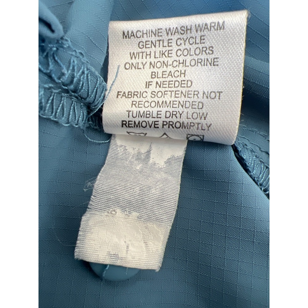 Eddie Bauer Shirt Men XL Performance Hiking Fishing Blue Roll Tab Sleeve Outdoor - Picture 7 of 9